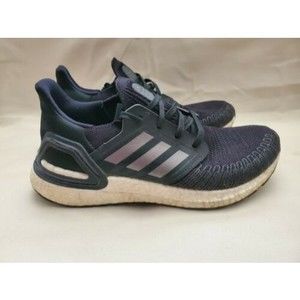Adidas Ultra Boost 20 Youth Size 6.5 Core Black White Silver EG4862 Retail $160